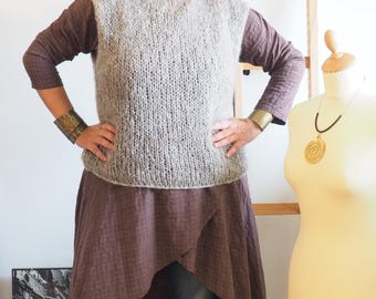 Mohair tee top sweater light and warm