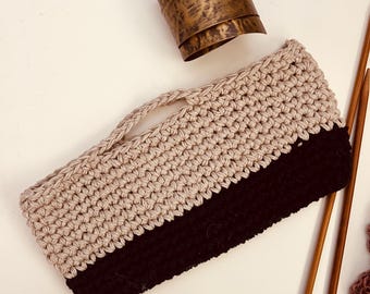 piccola borsa pochette di lino