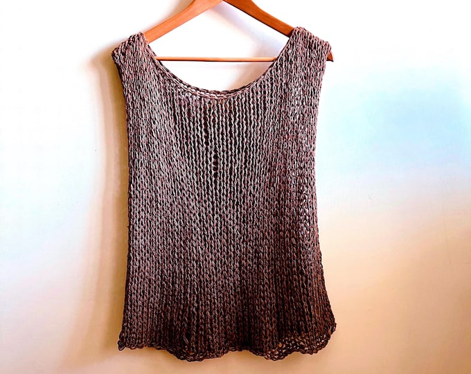 Summer LINEN LOOSE KNIT Top