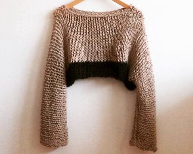 CROPPEd sweater, Piera Romeo Design