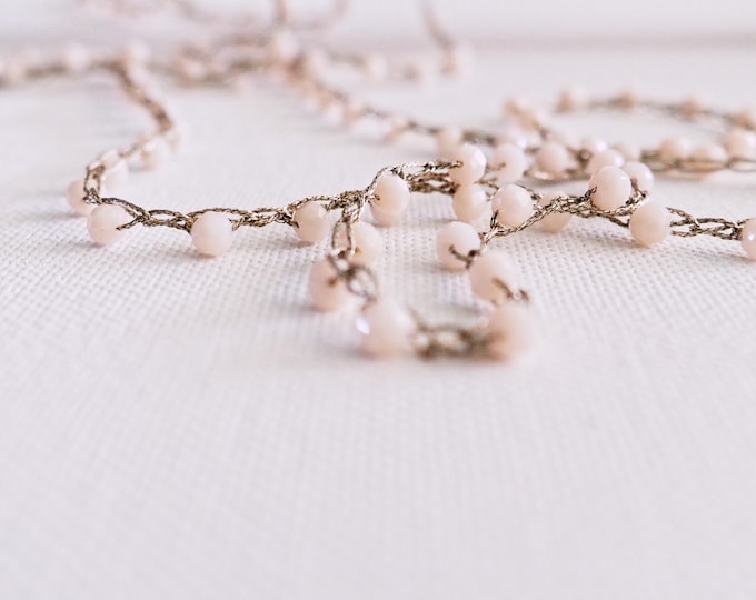Boho crochet necklace by Piera Romeo