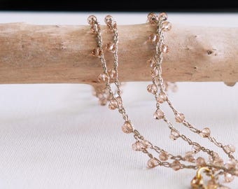 Boho crochet necklace by Piera Romeo