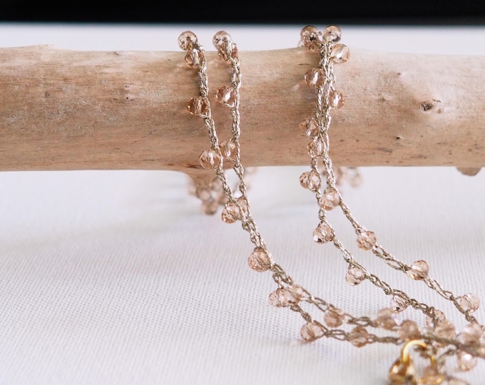 Boho crochet necklace by Piera Romeo