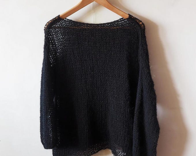 Maglione loose knit in cotone | Capsule Collection Primavera Estate