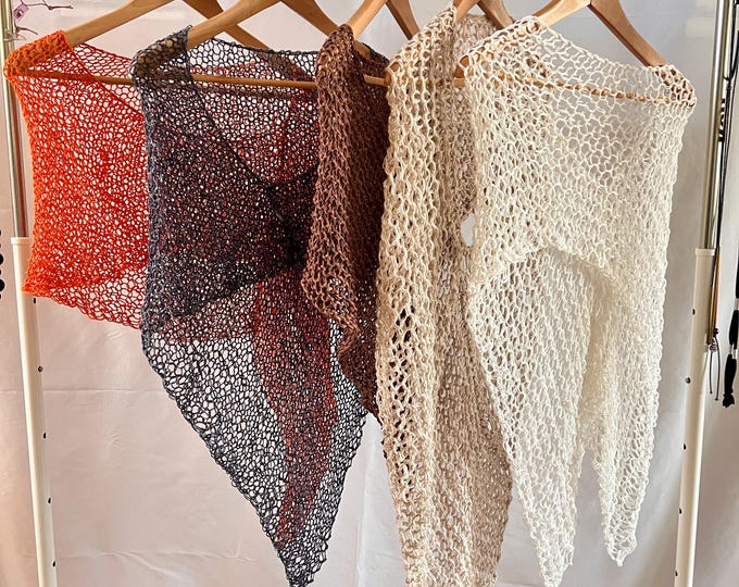 Light sheer poncho cover up