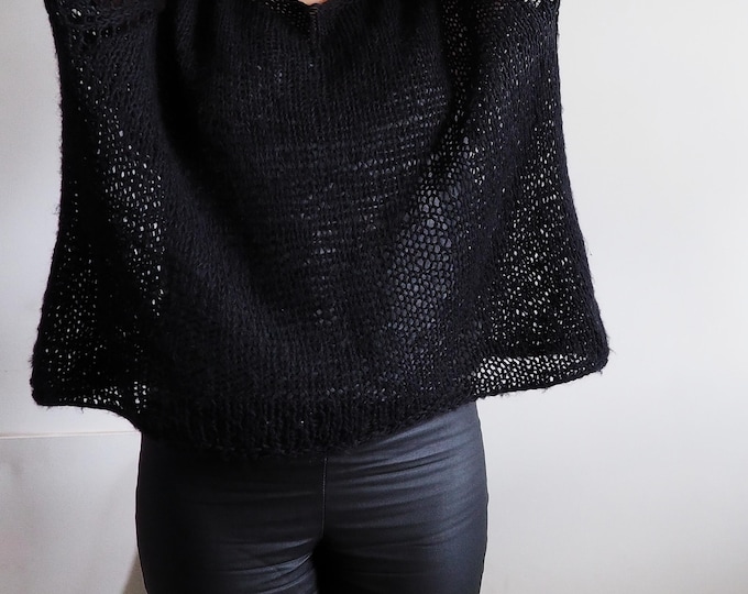 Mohair Black sweater