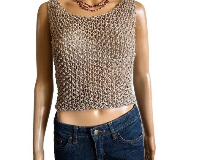 SUMMER CROPPED TOP, crop top for summer by Piera Romeo