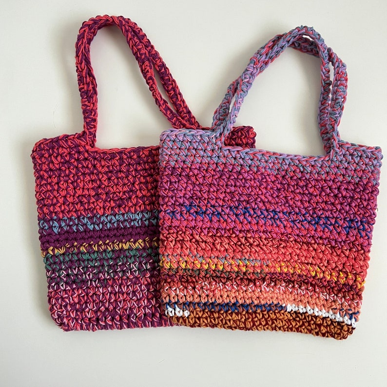 Crochet mini bag, cotton bag, Le minime, crochet bag small size limited edition, Piera Romeo Design image 1