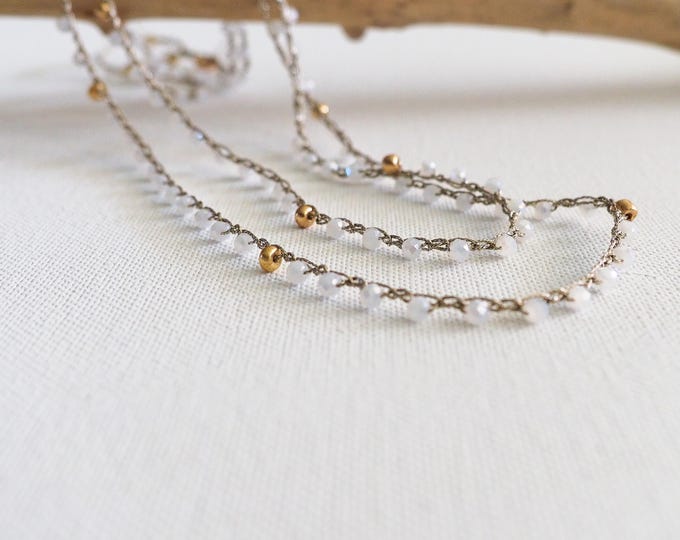 Boho crochet necklace by Piera Romeo