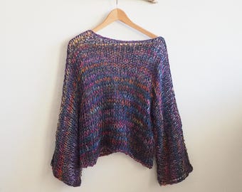 Linen Blue Sweater, Capsule Collection Primavera Estate 2025
