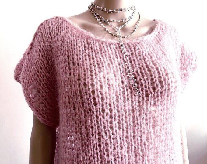 Tee Top in Alpaca and silk