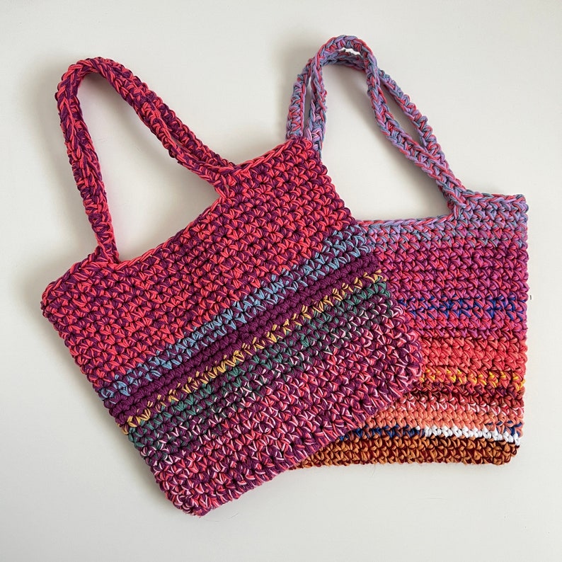 Crochet mini bag, cotton bag, Le minime, crochet bag small size limited edition, Piera Romeo Design image 8