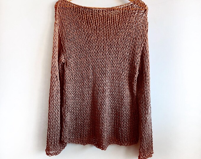 Linen luxury sweater, Piera Romeo Design