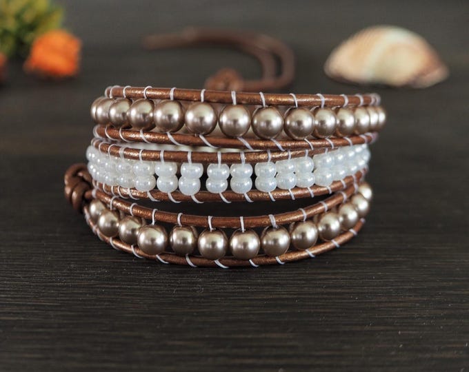 Bronze wrap bracelet, wrap bracelet, wrap bracelet by Piera Romeo