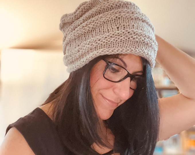 Luxury Beanie - chunky wool hats by Piera Romeo NO ACRYLIC