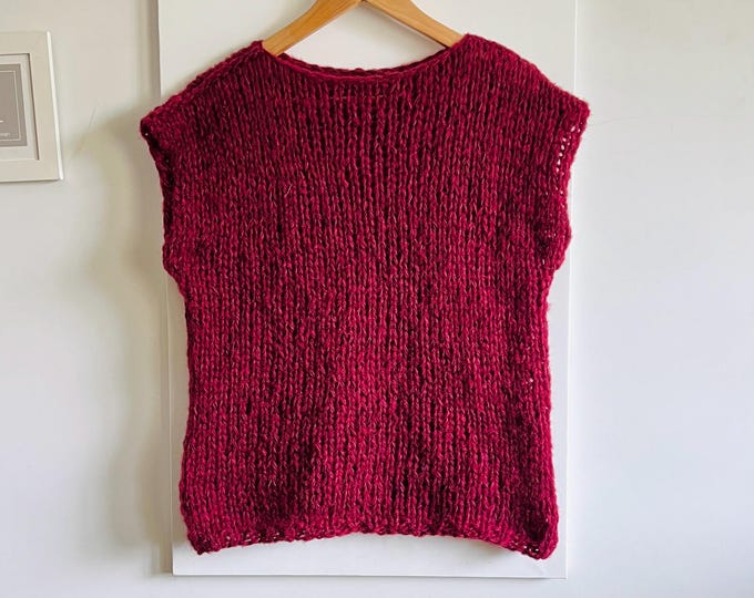 Alpaca Tee Top - bordeaux AND other colors, all sizes