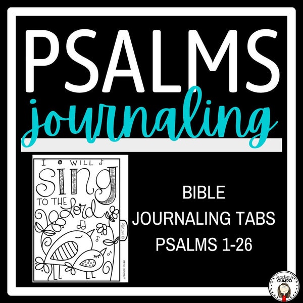 Psalms 1-26 Bible Journaling Tab Templates