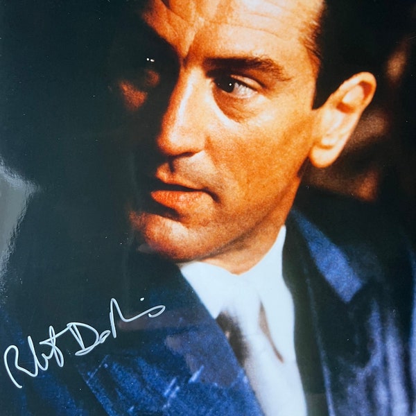 Goodfellas Authentic Robert De Niro Signed Autographed 8x10 Photo, COA Robert Deniro, The Godfather, Taxi Driver, Raging Bull