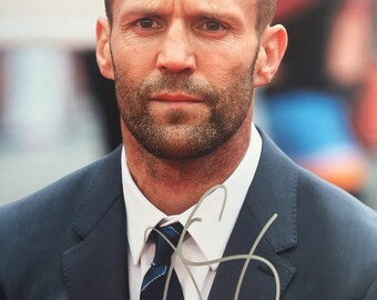 Authentic Jason Statham Signed 8 1/4x11 Autographed Photo w COA, Fast and Furious, Transporter, The Mechanic, Parker, The Meg, Deckard Shaw