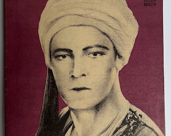 Super Rare Dutch Rudolph Valentino Magazine from October 1926 Silent Movie, Hollywoodland, Sheik, Latin Lover, Hollywood, Great Lover, Rudy