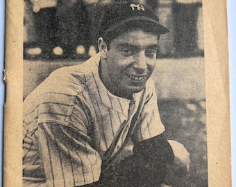 Original 1947 Sports Exchange Trading Post Magazine Booklet Joe DiMaggio New York Yankees Baseball MLB HOF First Collectors Publication NY