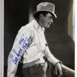 Authentic Lew Ayers Signed 8x10 Photo Autograph, All Quiet on the Western Front, Ginger Rogers, Omen, Kildare, Dark Mirror Hollywood