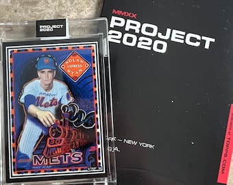 Topps Project 2020 Nolan Ryan Efdot, 1969 Nolan Ryan Rookie Card, Art Card, New with box, Card #52, New York Mets, Texas Rangers