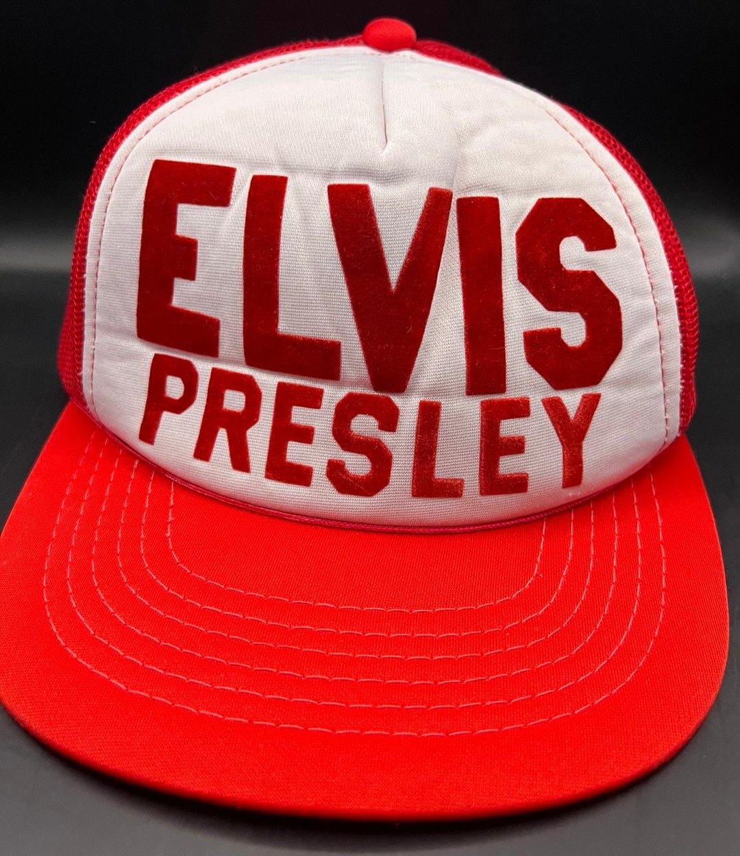 RARE 1960s 1970s Elvis Presley Hat Baseball Cap Snapback King Graceland ...