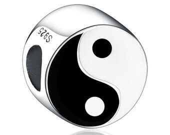 0671 - Brand New Sterling Silver YIN & YANG Charm, Ancient Chinese Philosophy - Ideal Gift for a Special Occasion - Fits all Charm Bracelets