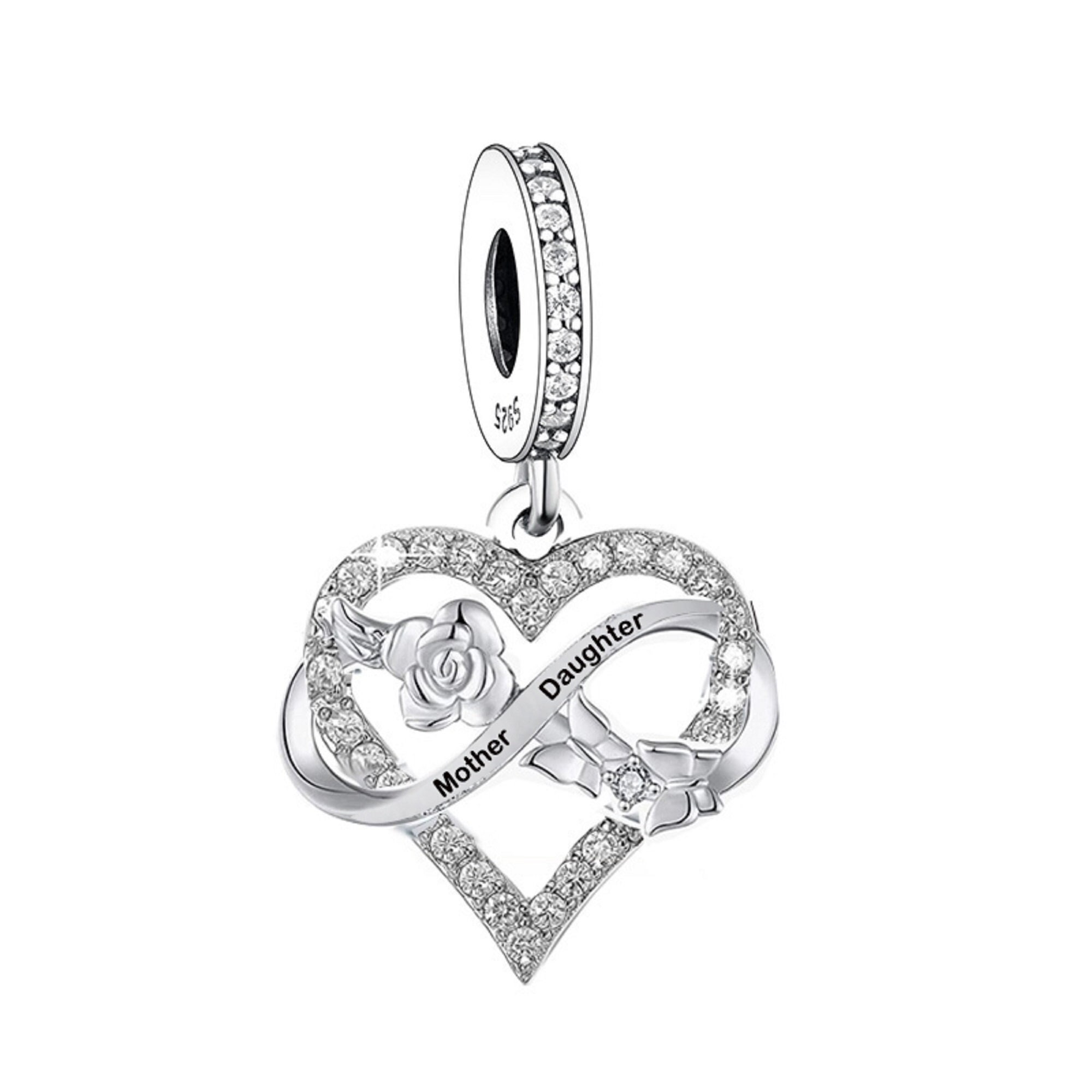 Mom Daughter Charm Etsy UK