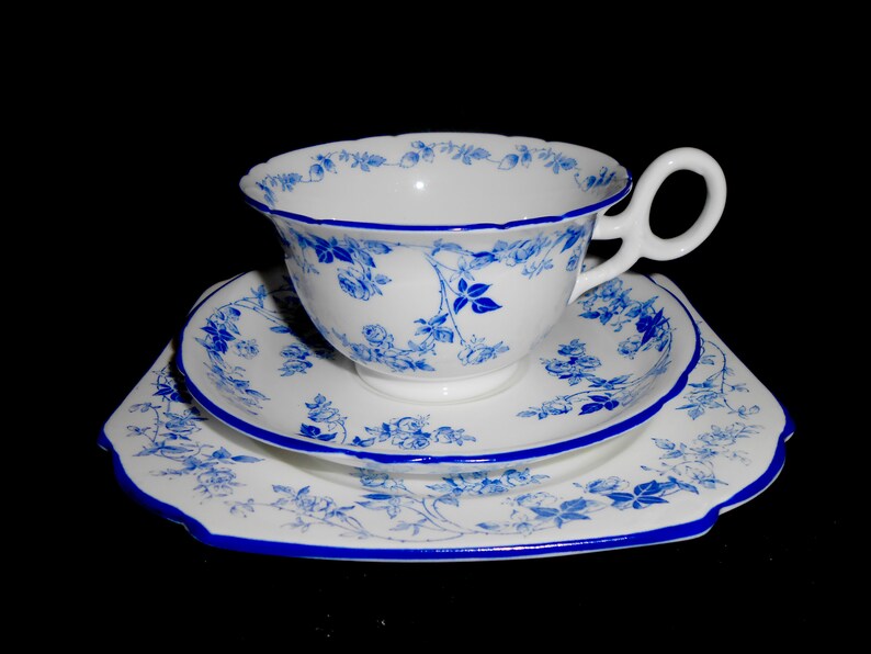 Stunning Rare Early Shelley China Trio Etsy Canada