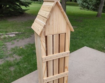 Cute Butterfly House for Garden, Unfinished Wood Butterfly House