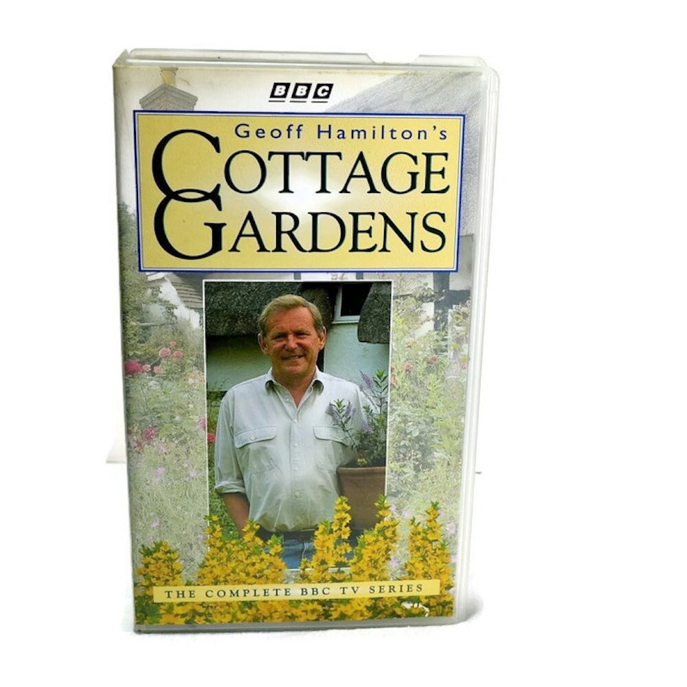 VHS Tapes Gardening Video Cottage Gardens by Geoff Hamilton Etsy