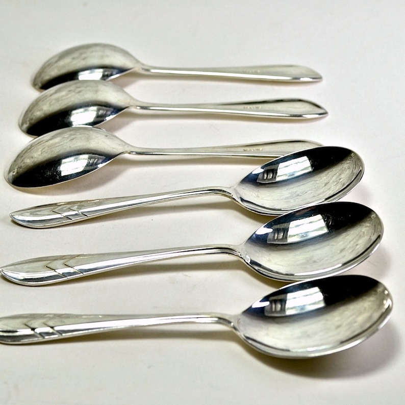 Silver Plated Dessert Spoons and Forks Set 13 Piece with Etsy