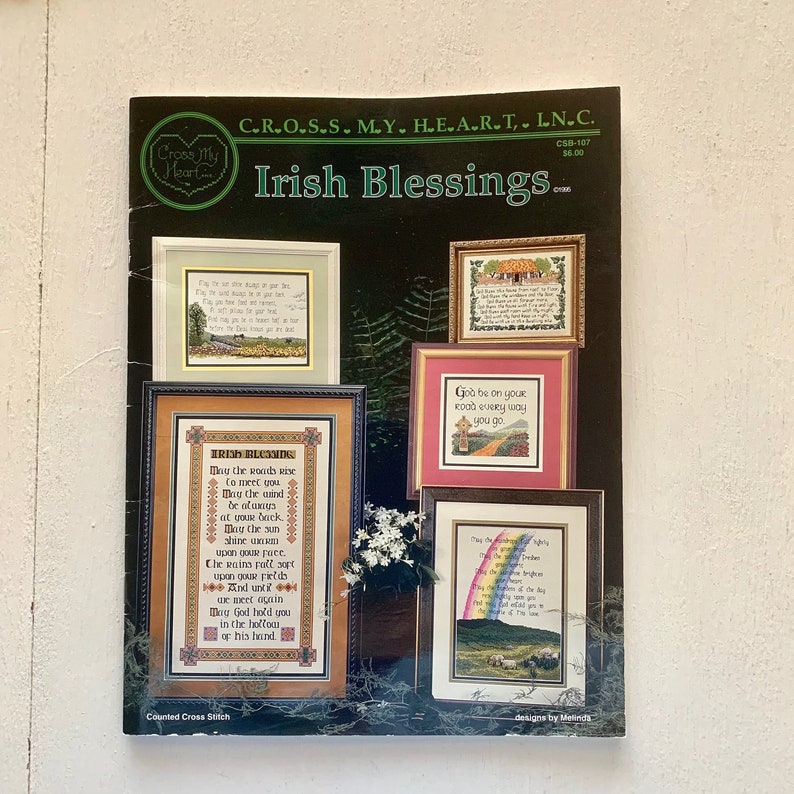 Irish Blessings By Cross My Heart Inc Counted Cross Stitch Etsy