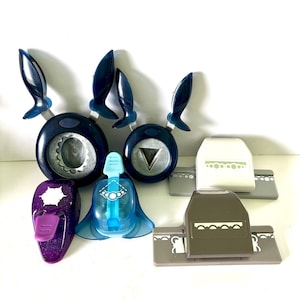 Crafting Paper Punch Tool Set: Borders, Corners, Shapes - Fiskars, Stampin Up, EK Success