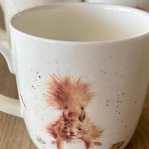 Squirrel Mug: Wrendale Designs, Royal Worcester Porcelain