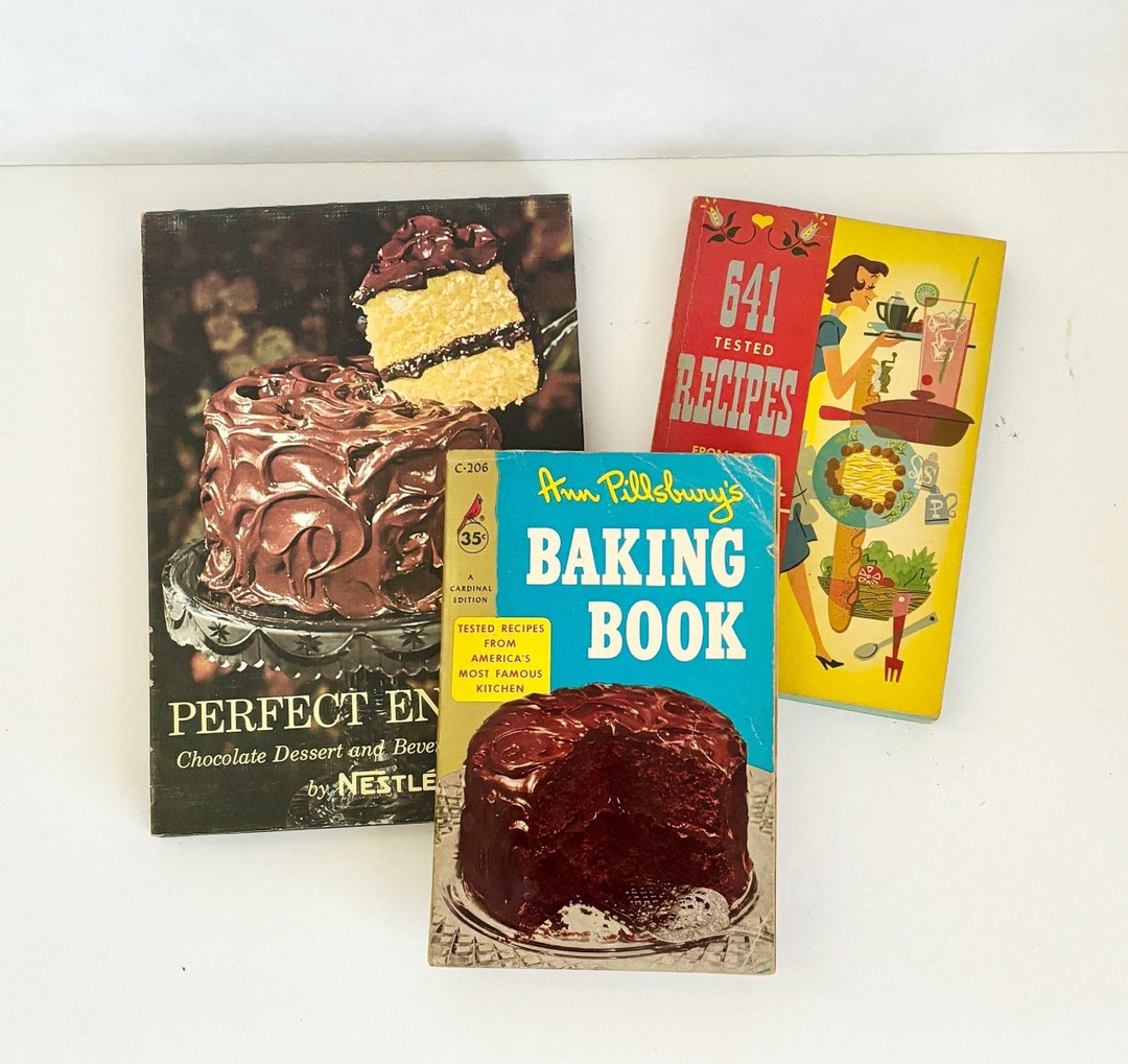3 Cookbooks 1950s Ann Pillsbury s Baking Book 641 Recipes From
