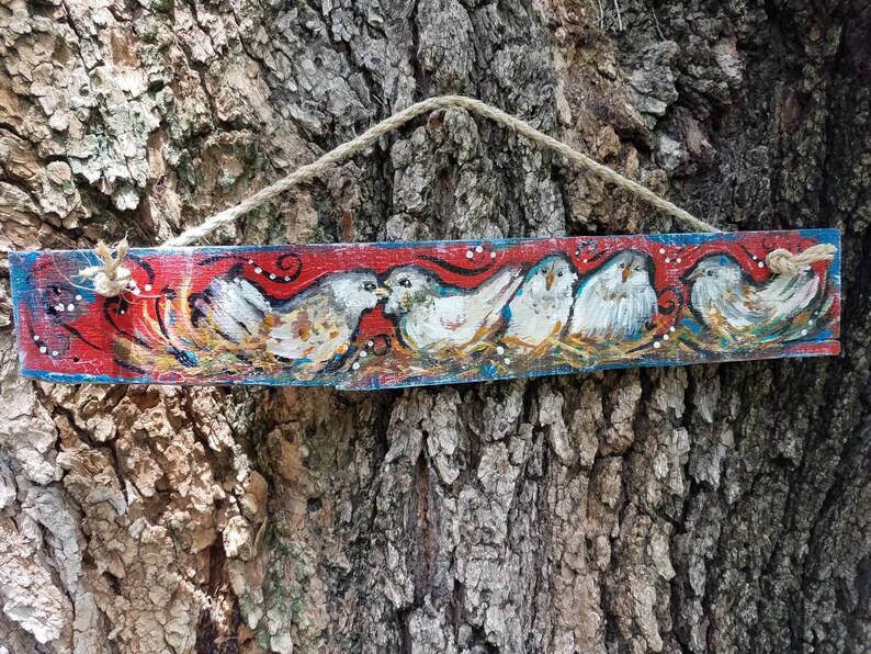 Chickens Nest Coop Hand Painted Wood Sign Chicken Coop Sign Wood Pallet Sign Whimsical Rustic Country Primitive Decor New House Gift