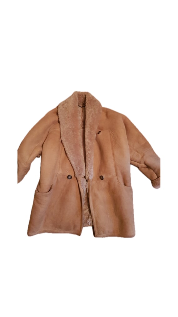 shearling coat - image 1