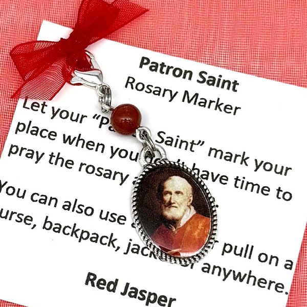 Saint Philip Neri Rosary Marker/Zipper Pull