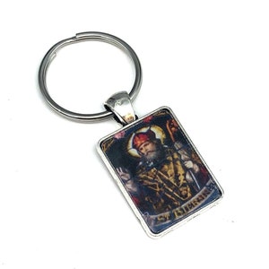 Saint Kieran/Saint Ciarán of Saigir Key Chain