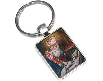 Saint Ambrose Key Chain