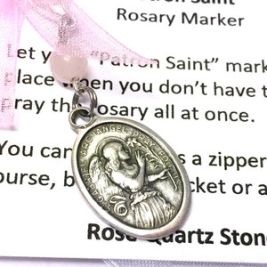 Saint Gabriel Archangel Rosary Marker/Zipper Pull
