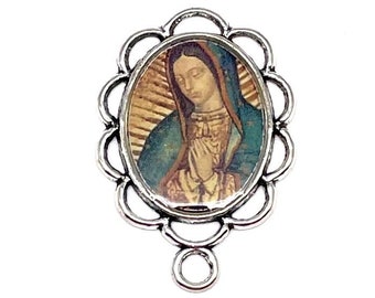 Our Lady of Guadalupe Handmade Rosary Centerpiece