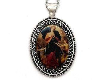 Our Lady Untier of Knots Handmade Pendant