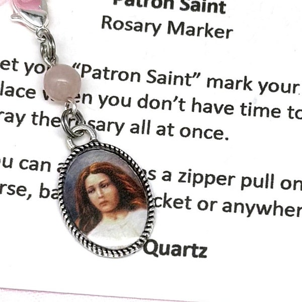 Saint Maria Goretti Rosary Marker/Zipper Pull