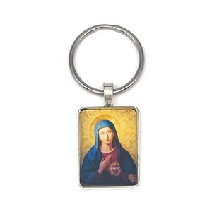 Heart of Mary Key Chain