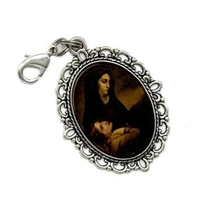 Mother of Sorrows and St. Mary Magdalene Medal Rosary Marker