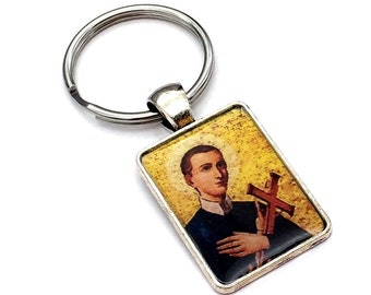 Saint Gerard Majella Key Chain, Patron of Expectant Mothers